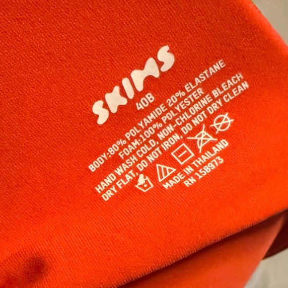 Skims Fits Everyone Push Up Bra “Poppy” 40B - Picture 6 of 6